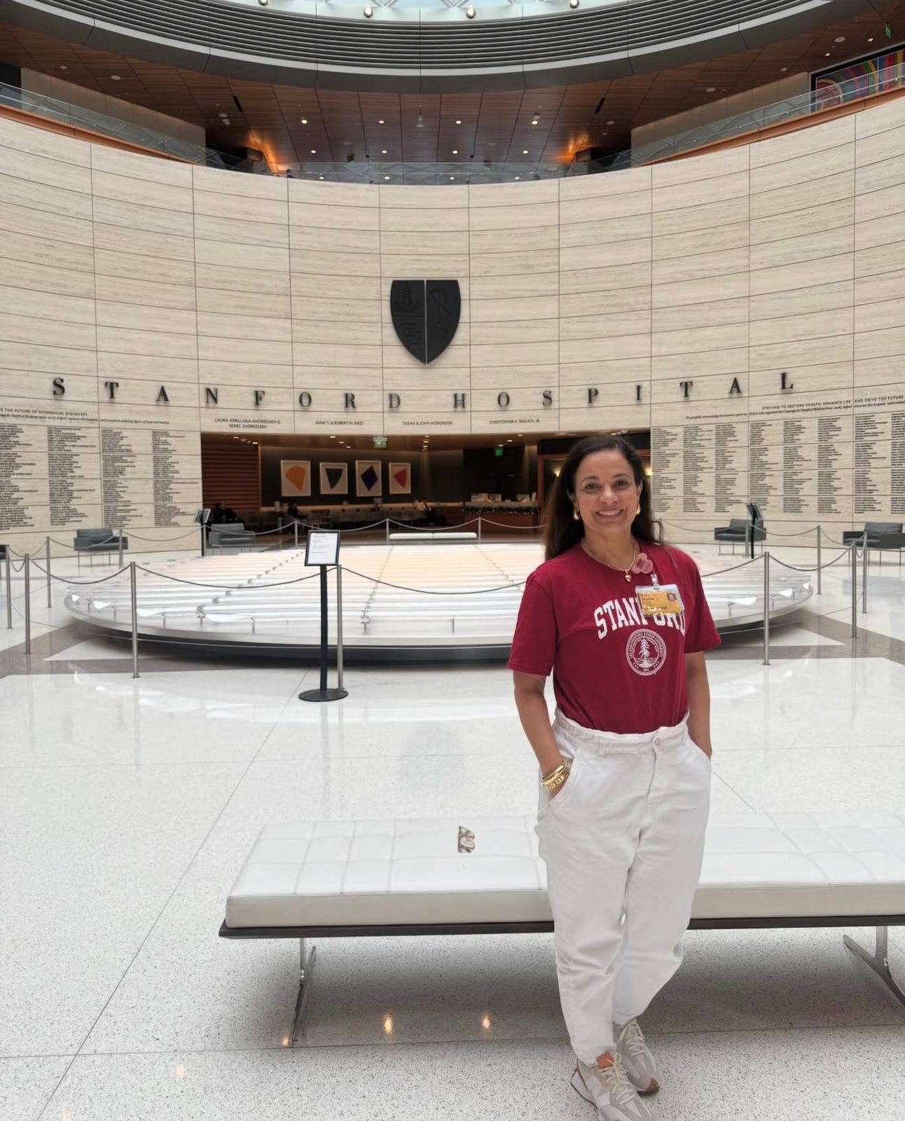 Dra. Vanise Amaral no Stanford Hospital, Califórnia